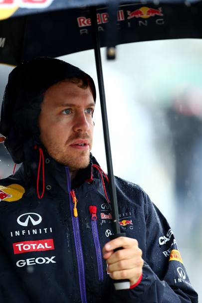 Sebastian Vettel, 27 anni, ha conquistato un buon terzo posto. Getty